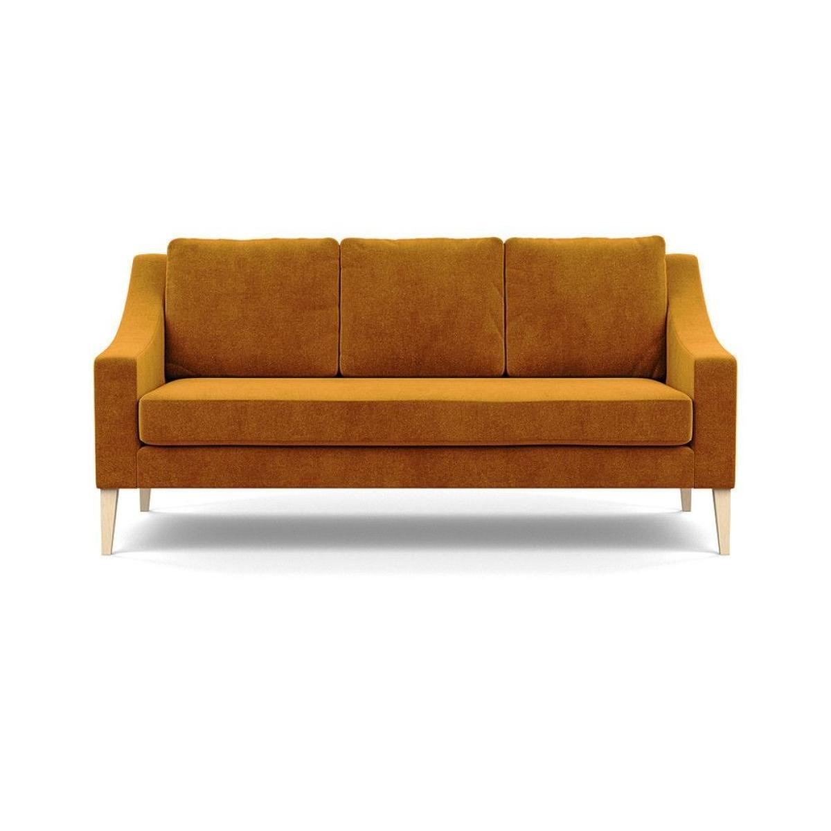 Heal's Eton Footstool Smart Luxe Velvet Mushroom Brass Feet - Heal's UK Furniture – image 56