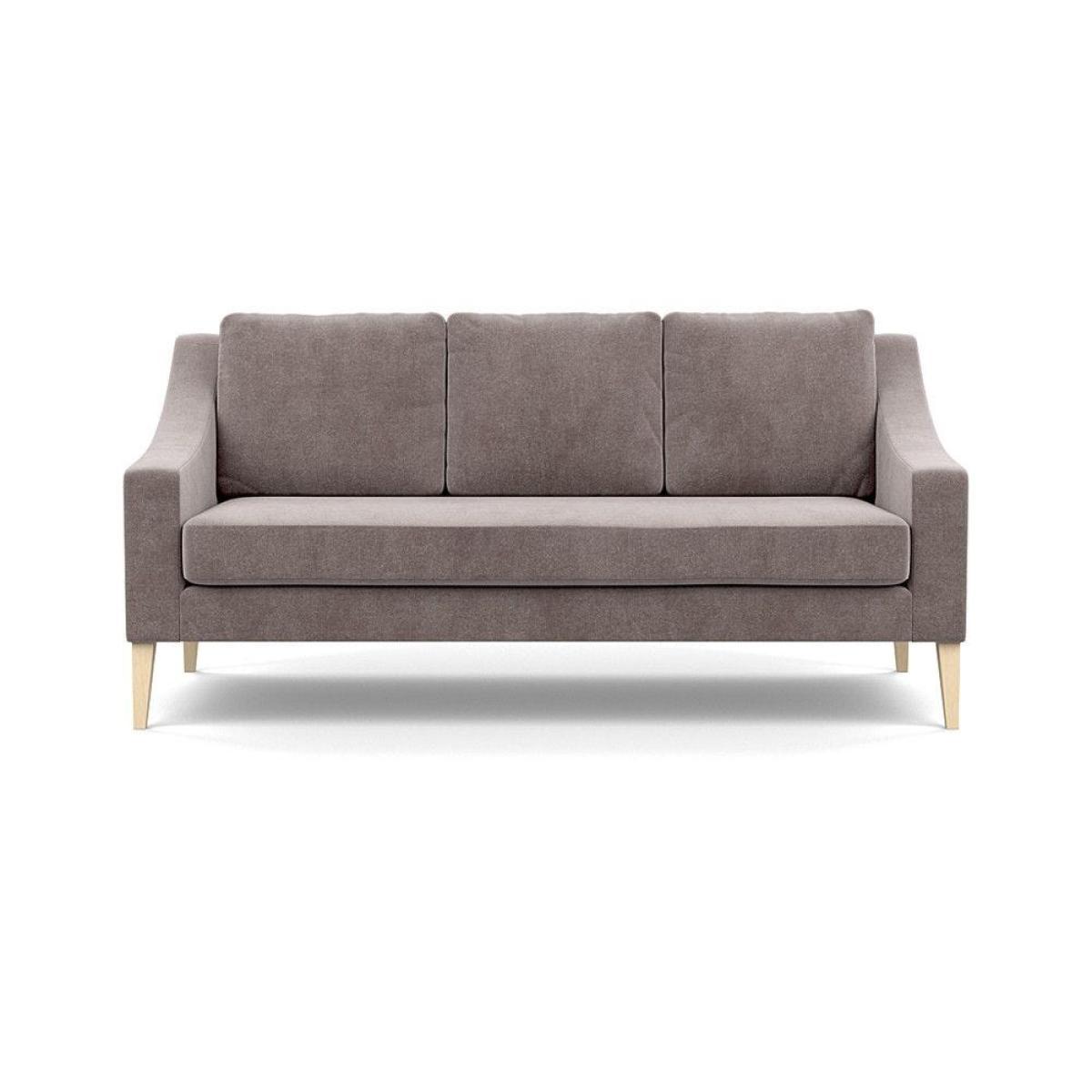 Heal's Eton Footstool Smart Luxe Velvet Mushroom Brass Feet - Heal's UK Furniture – image 58