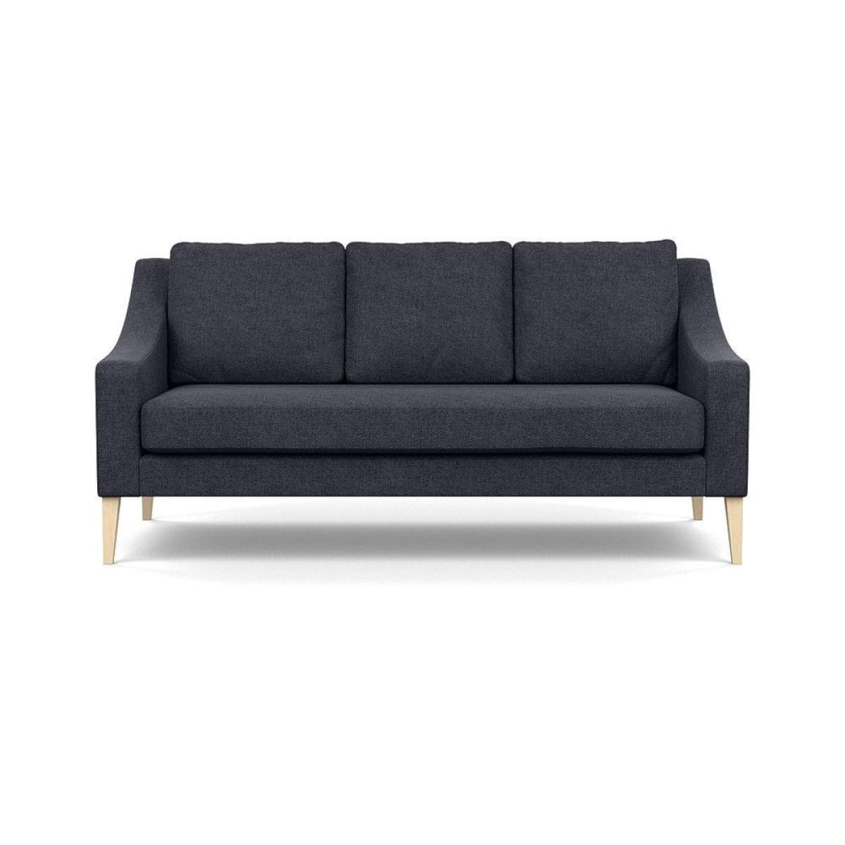 Heal's Eton Footstool Smart Luxe Velvet Mushroom Brass Feet - Heal's UK Furniture – image 7