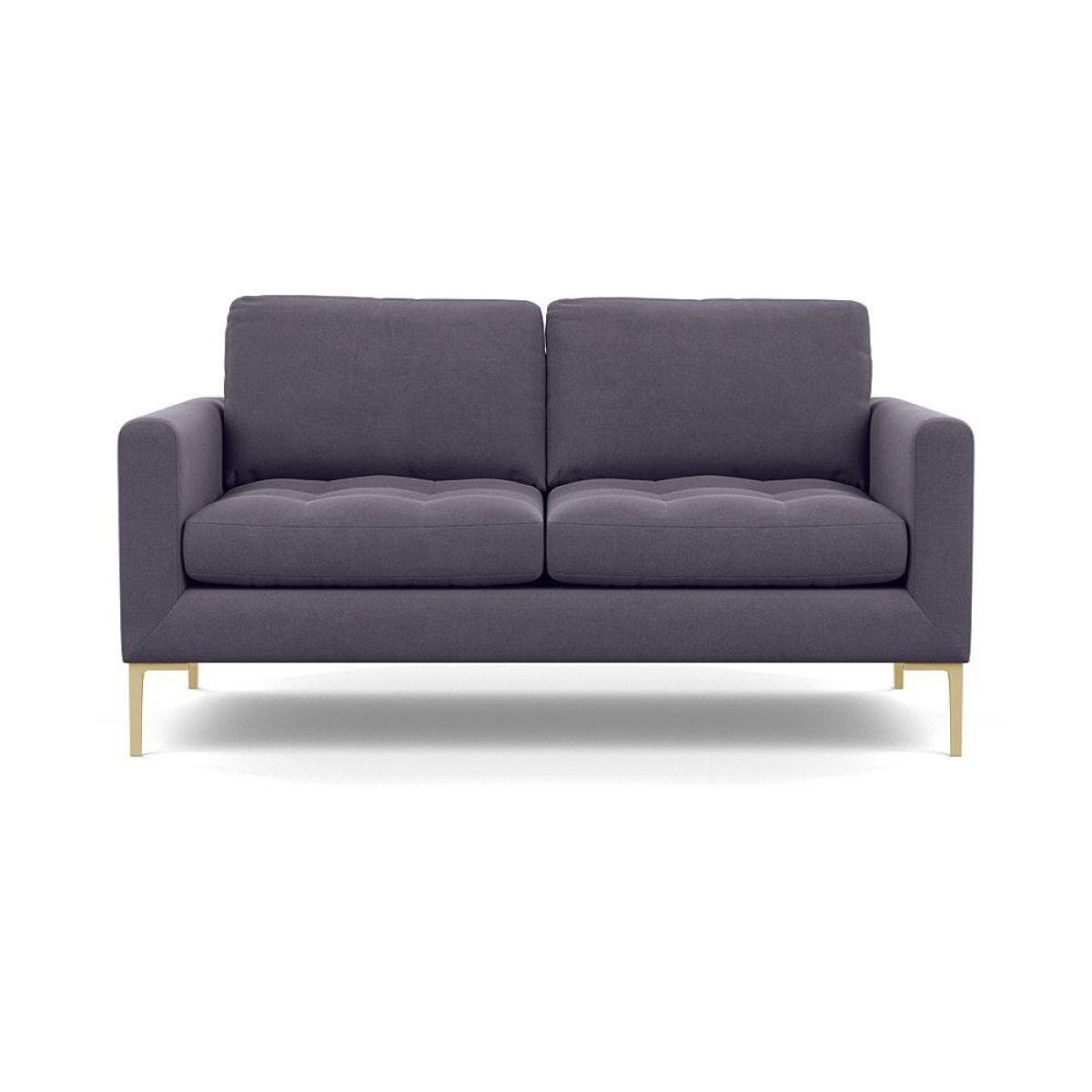 Heal's Eton Footstool Smart Luxe Velvet Mushroom Brass Feet - Heal's UK Furniture – image 61