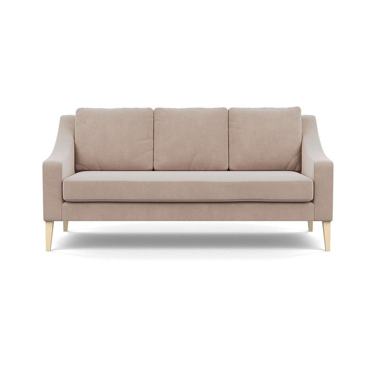 Heal's Eton Footstool Smart Luxe Velvet Mushroom Brass Feet - Heal's UK Furniture – image 73