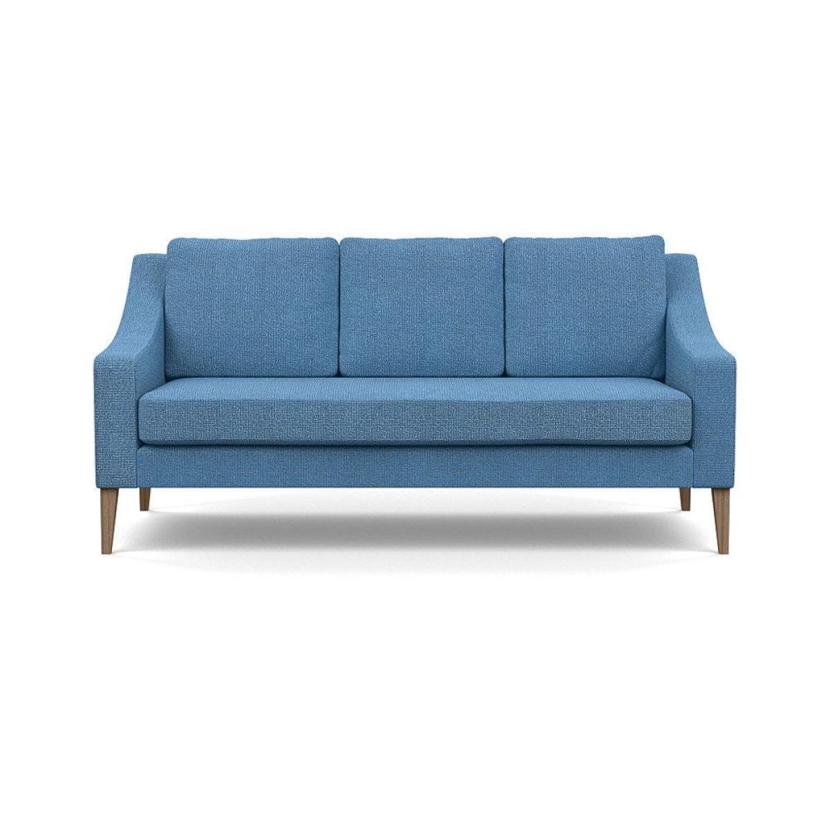 Heal's Eton Footstool Smart Luxe Velvet Mushroom Brass Feet - Heal's UK Furniture – image 9
