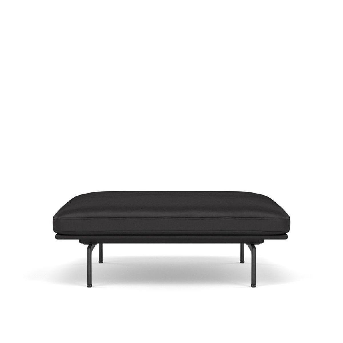 Muuto Outline Pouf Vidar Fabric Dark Blue 554 - Heal's UK Furniture – image 7