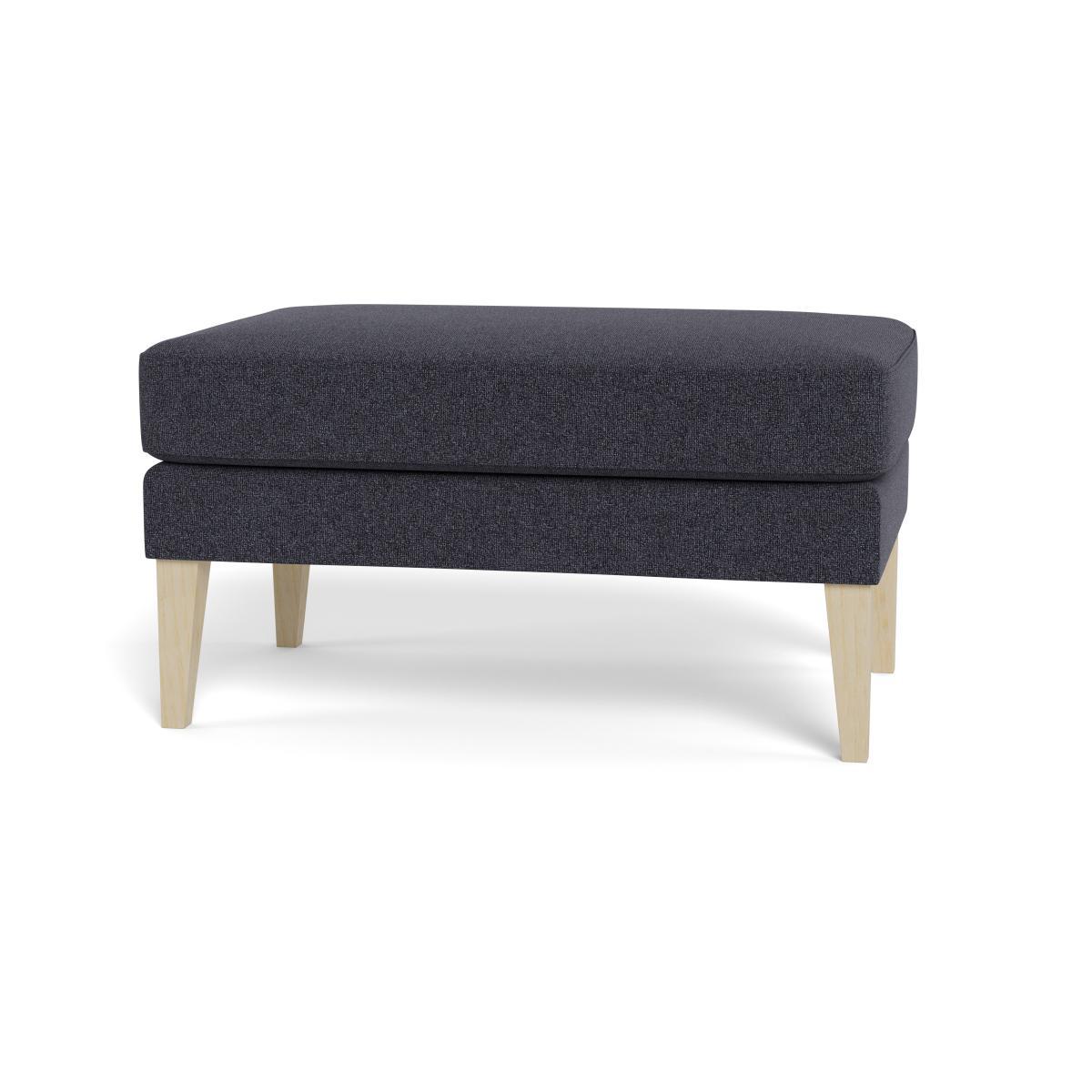 Heal's Richmond Ottoman Texture Soot Black Feet - Heal's UK Furniture – image 5