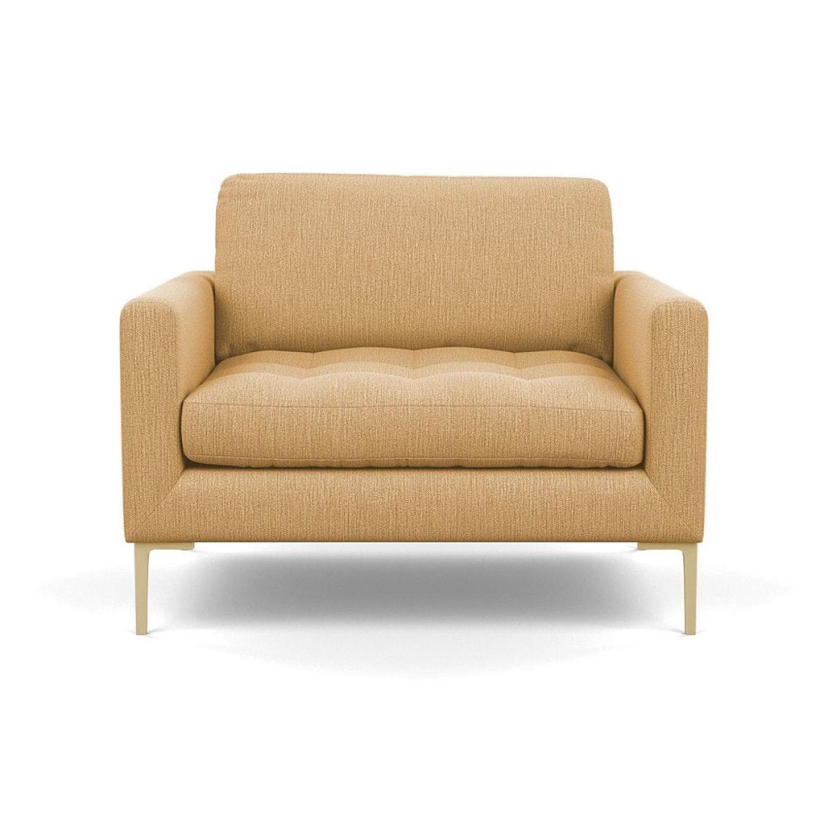 Heal's Richmond Ottoman Broad Weave Tin Natural Feet - Heal's UK Furniture – image 120