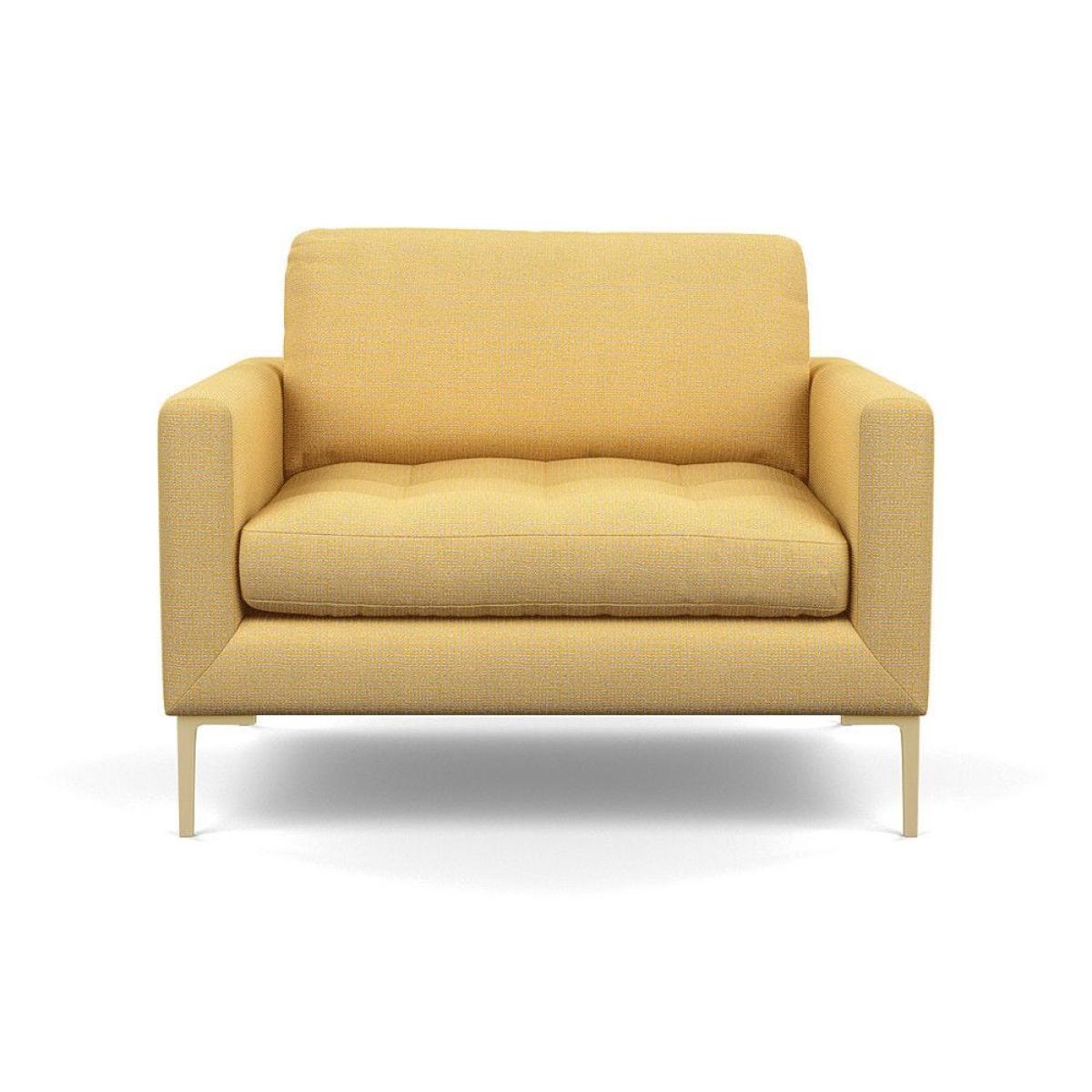 Heal's Richmond Ottoman Broad Weave Tin Natural Feet - Heal's UK Furniture – image 9
