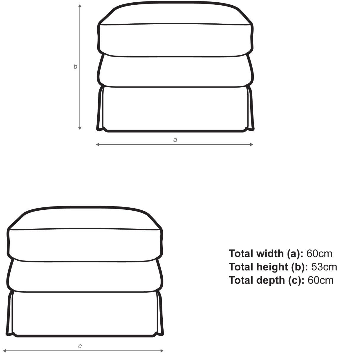 John Lewis & Partners Padstow Footstool – image 2