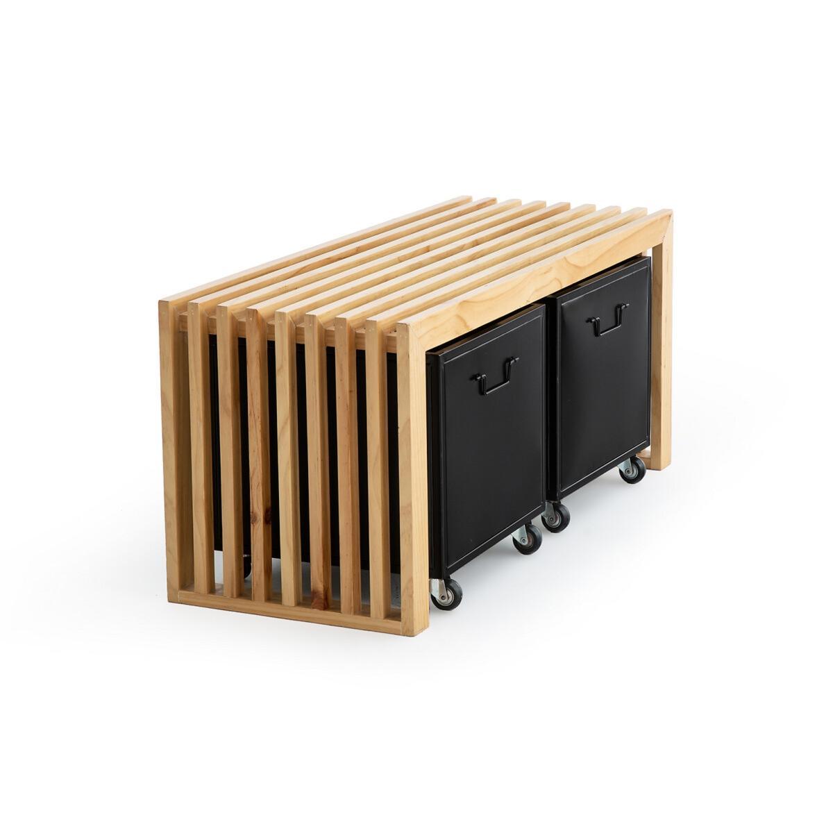 Roll Pine Hallway Bench – image 4