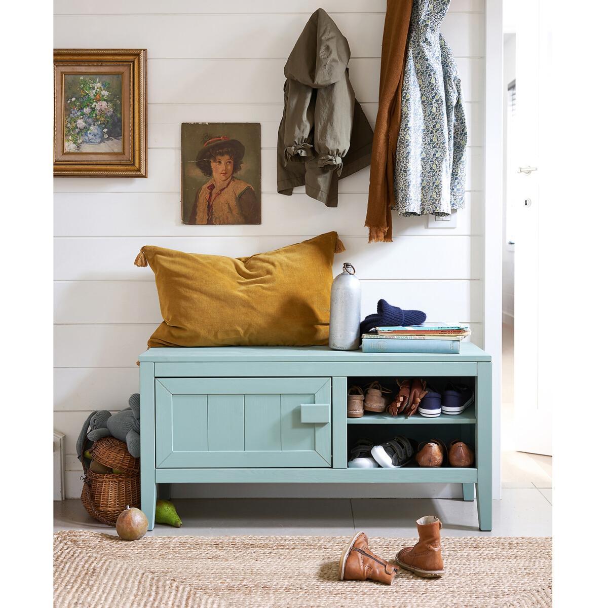 Carlos Pine Storage Bench – image 9