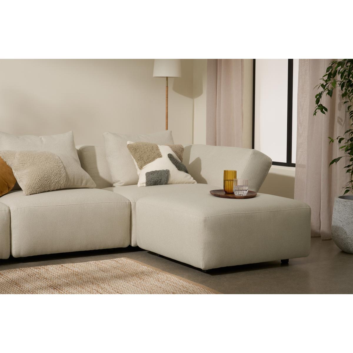 Jacklin Footstool, Natural Recycled Weave – image 4