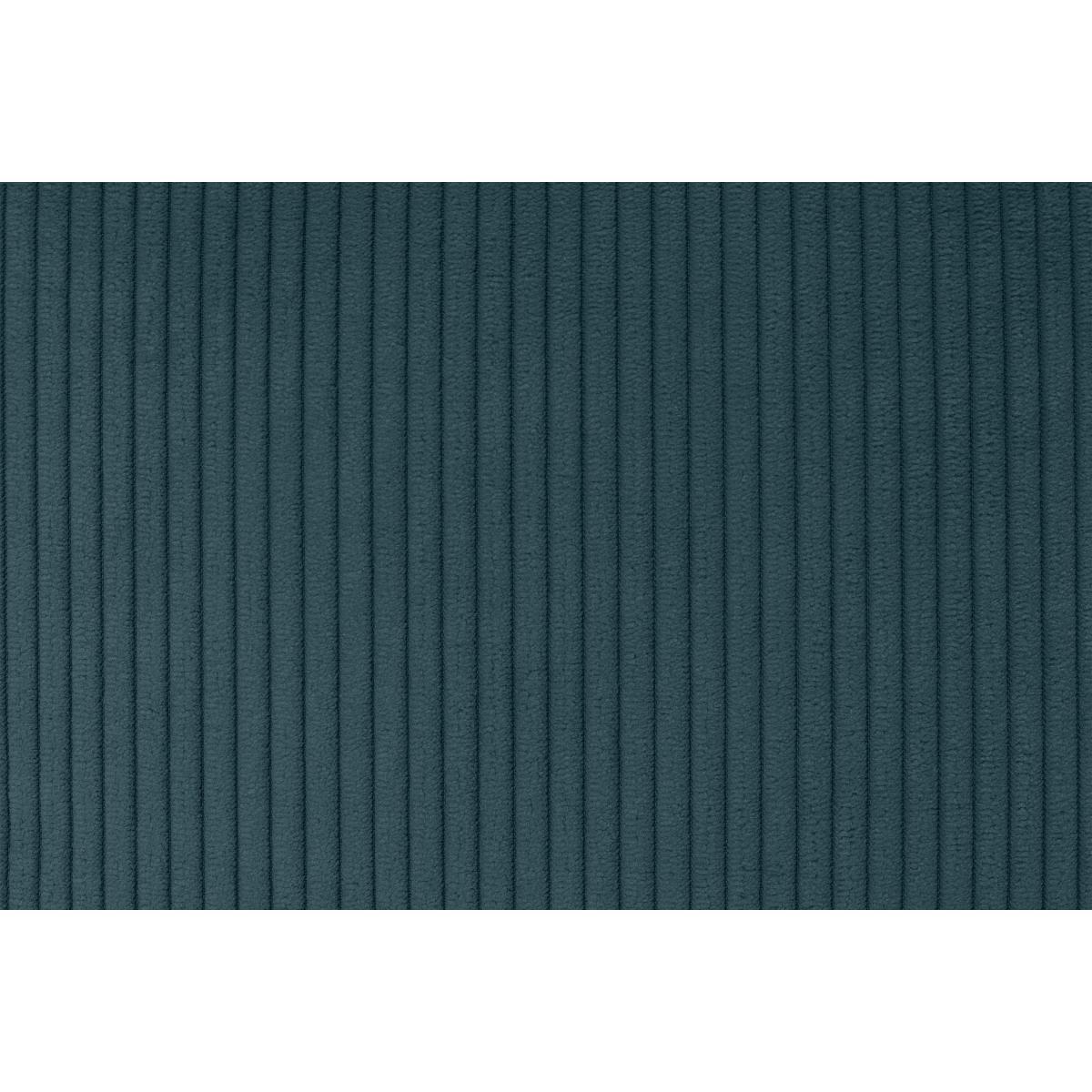 Pebble Pentagon Pouffe, Teal Corduroy Velvet – image 8