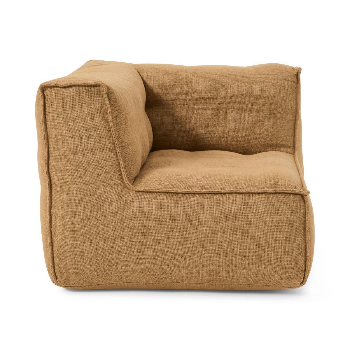 Thalia Modular Corner Bean Seat, Jute – image 2