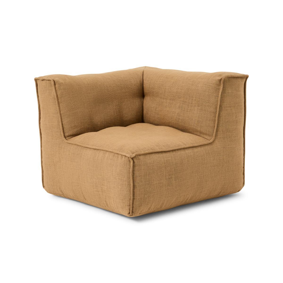 Thalia Modular Corner Bean Seat, Jute – image 3