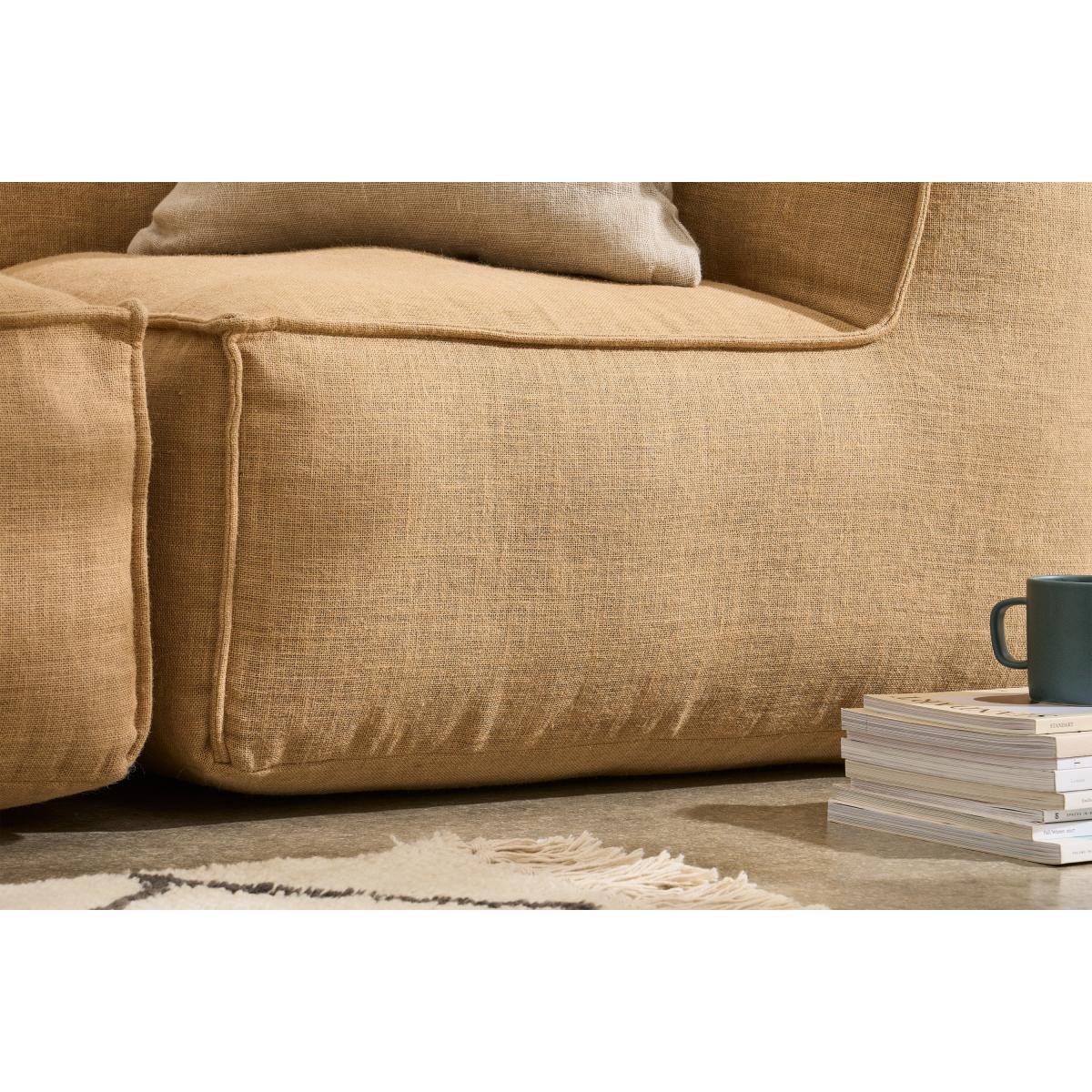 Thalia Modular Corner Bean Seat, Jute – image 8