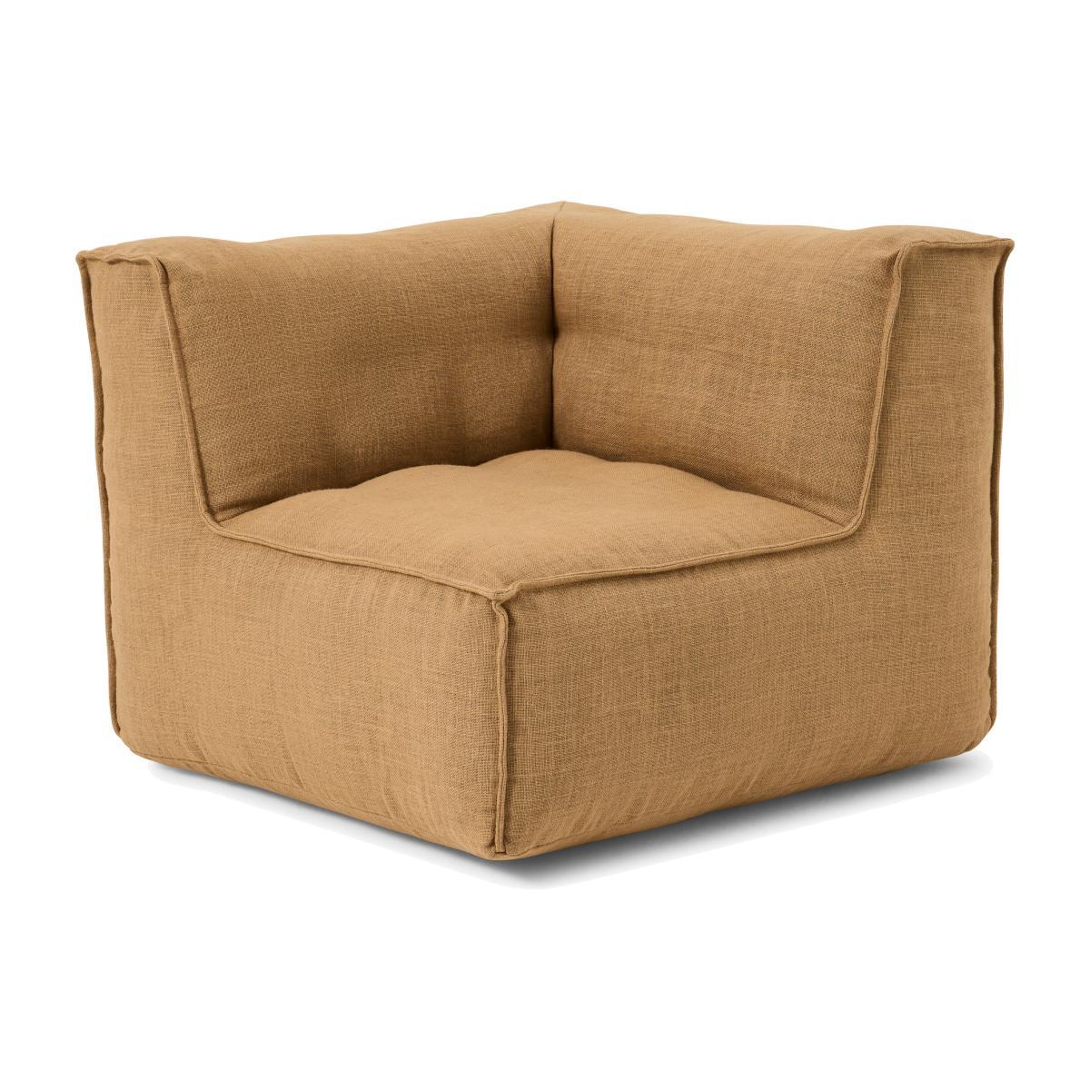Thalia Modular Corner Bean Seat, Jute – image 1
