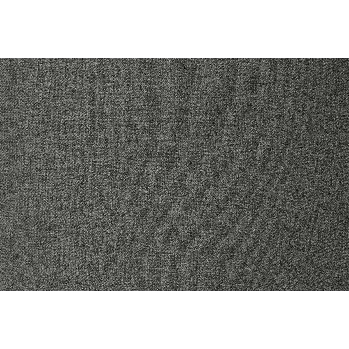 Hetherington Large Wooden Pouffe, Coventry Grey & Dark Stain Wood – image 7