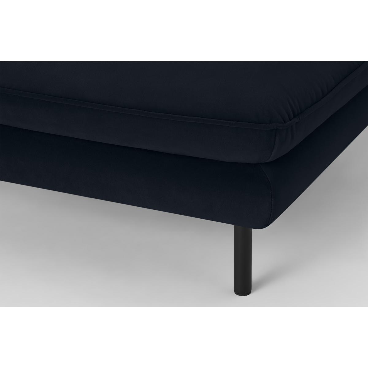 Analia Soft Filled Pillow Top Ottoman, Twilight Blue Velvet – image 6