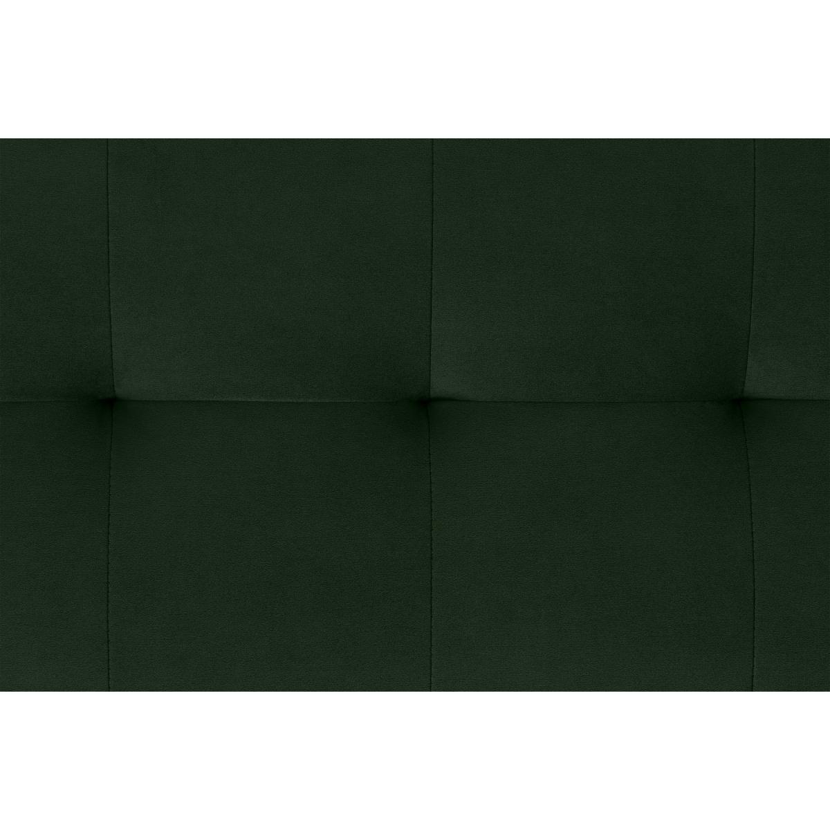 Lavelle Ottoman Bench with Walnut Stain Plinth, Laurel Green Velvet – image 9