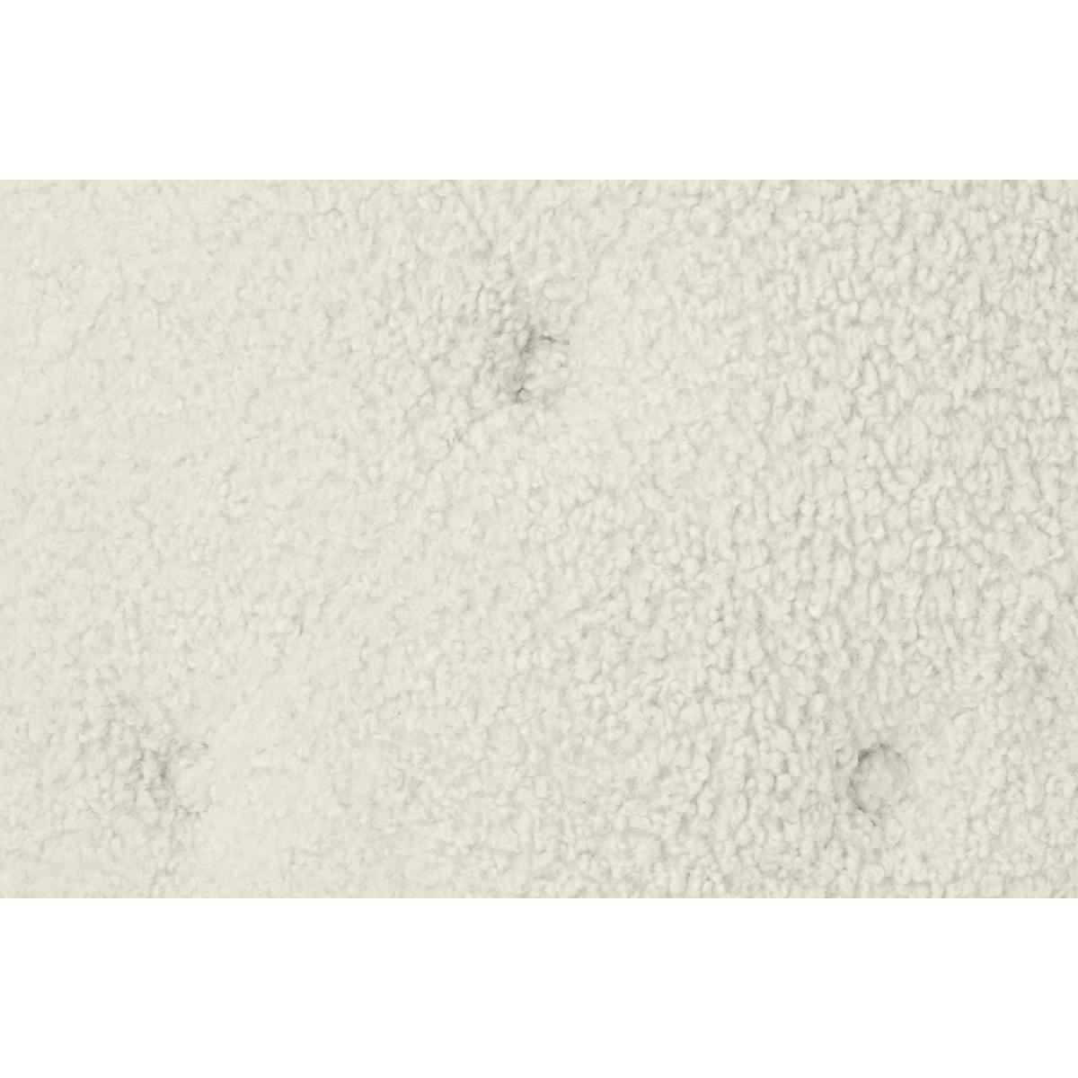 Hampton Round Pouffe, Large, Faux Sheepskin – image 6