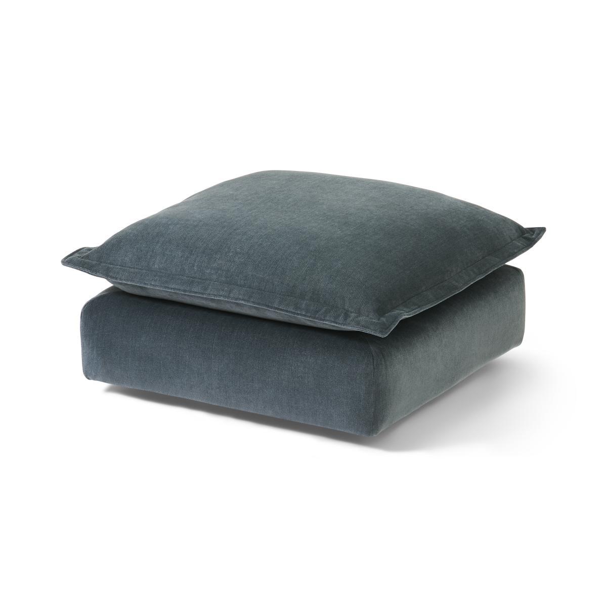 Fernsby Footstool, Atlantic Chenille – image 3