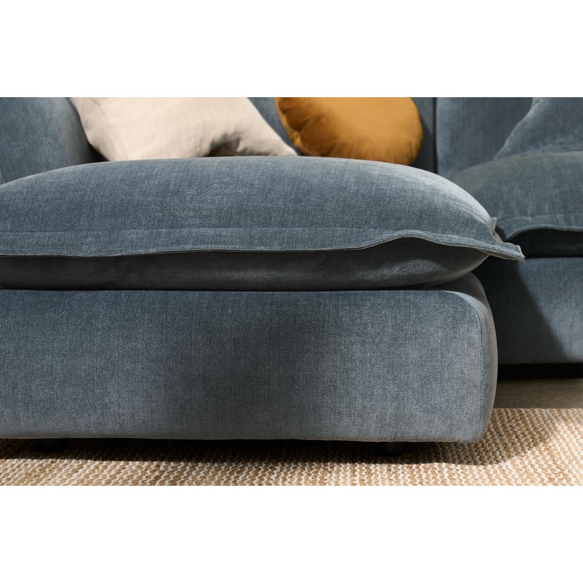 Fernsby Footstool, Atlantic Chenille – image 6