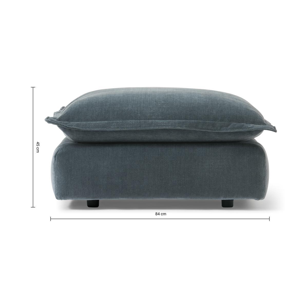 Fernsby Footstool, Atlantic Chenille – image 8