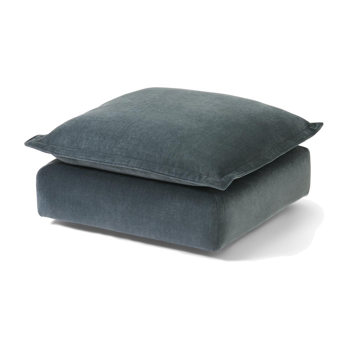 Fernsby Footstool, Atlantic Chenille – image 1