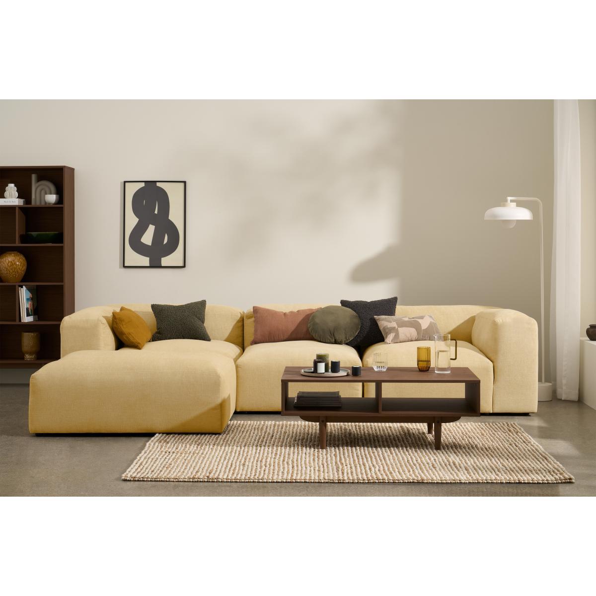 Livienne Footstool, Buttermilk Weave – image 4