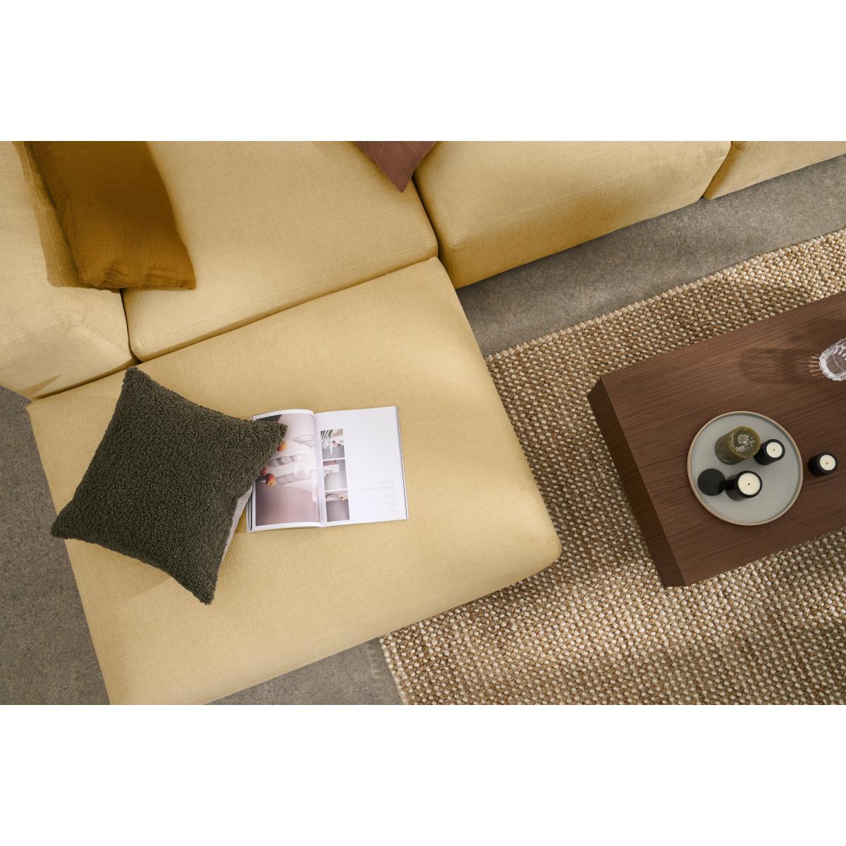 Livienne Footstool, Buttermilk Weave – image 6