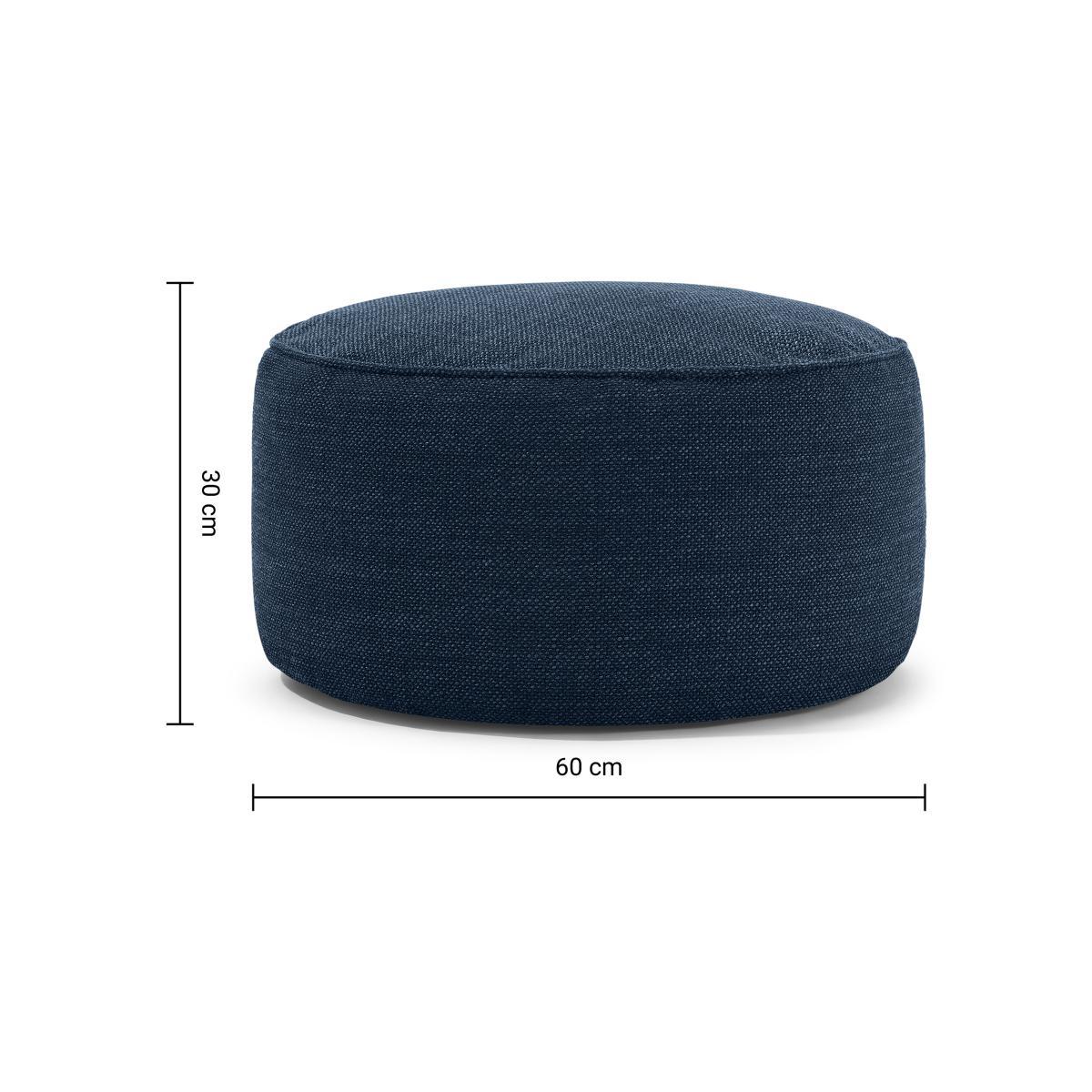 Lux Floor Cushion, Midnight Weave – image 7