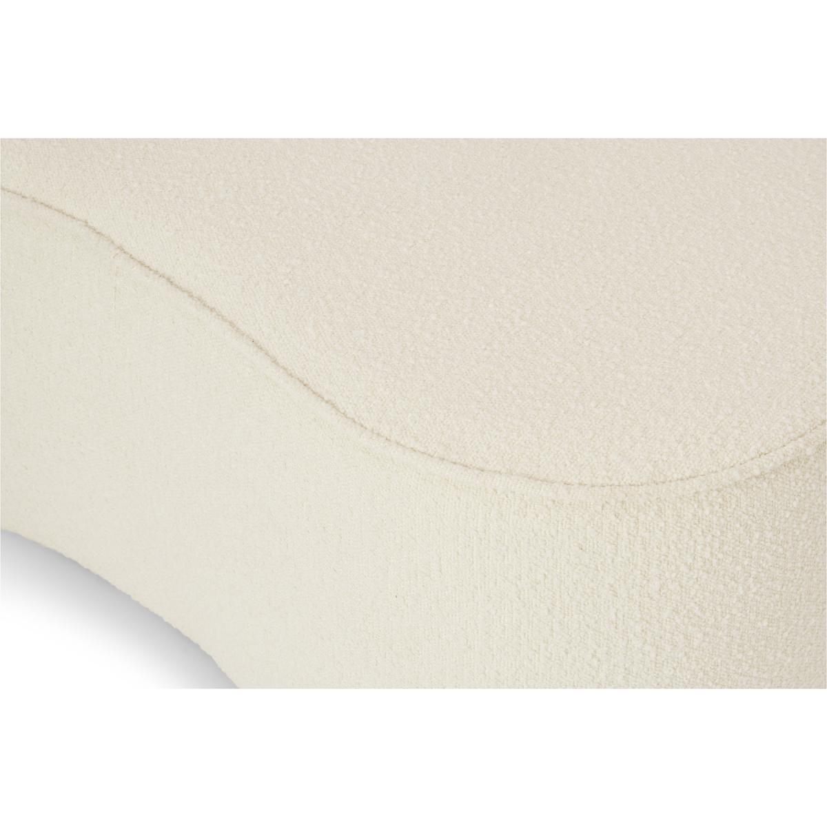 Kooper Pouffe, White Wash Boucle – image 5