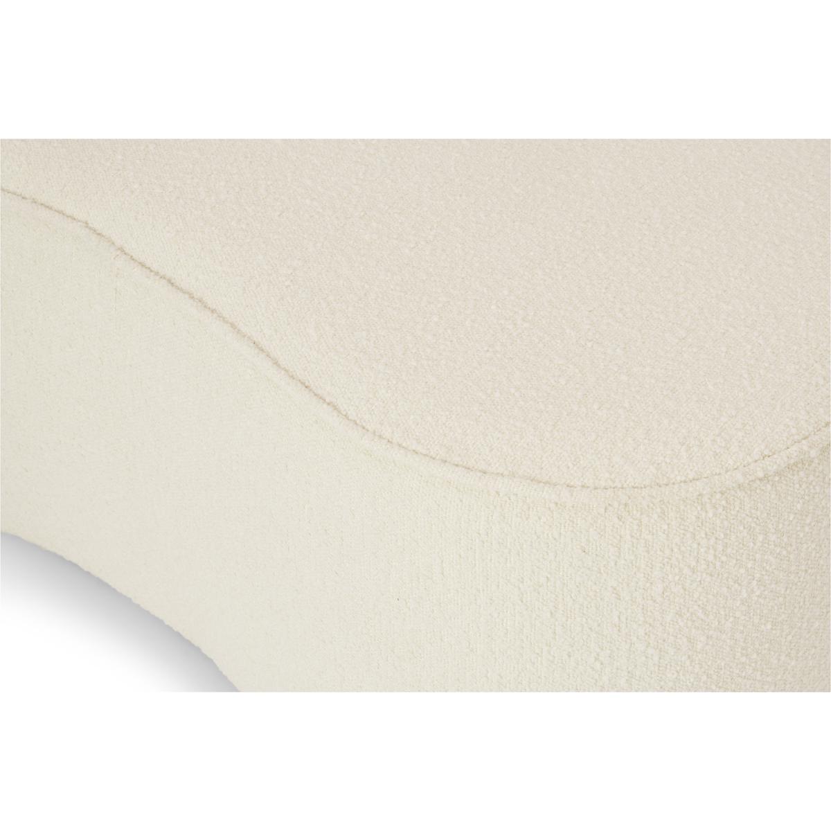 Kooper Pouffe, White Boucle – image 5