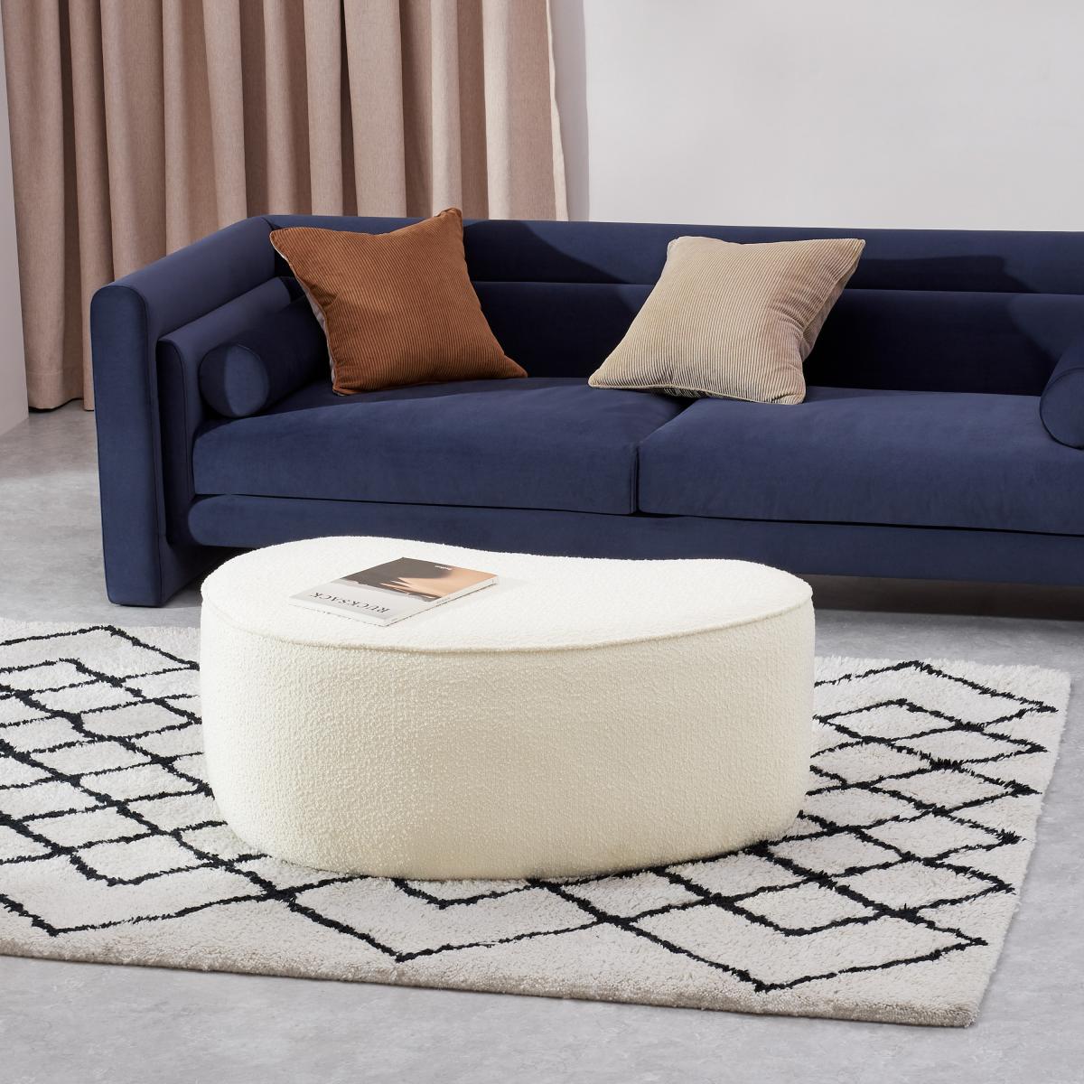 Kooper Pouffe, White Boucle – image 8