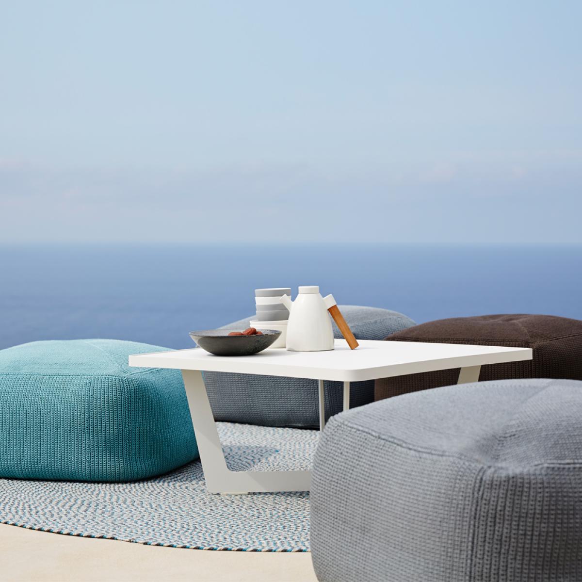 Cane-line Divine pouf Turquoise – image 2