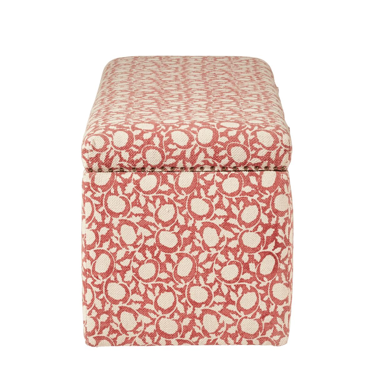 OKA, Mekar Upholstered Trunk - Washed Rust, Trunks, Cotton/Wood – image 4