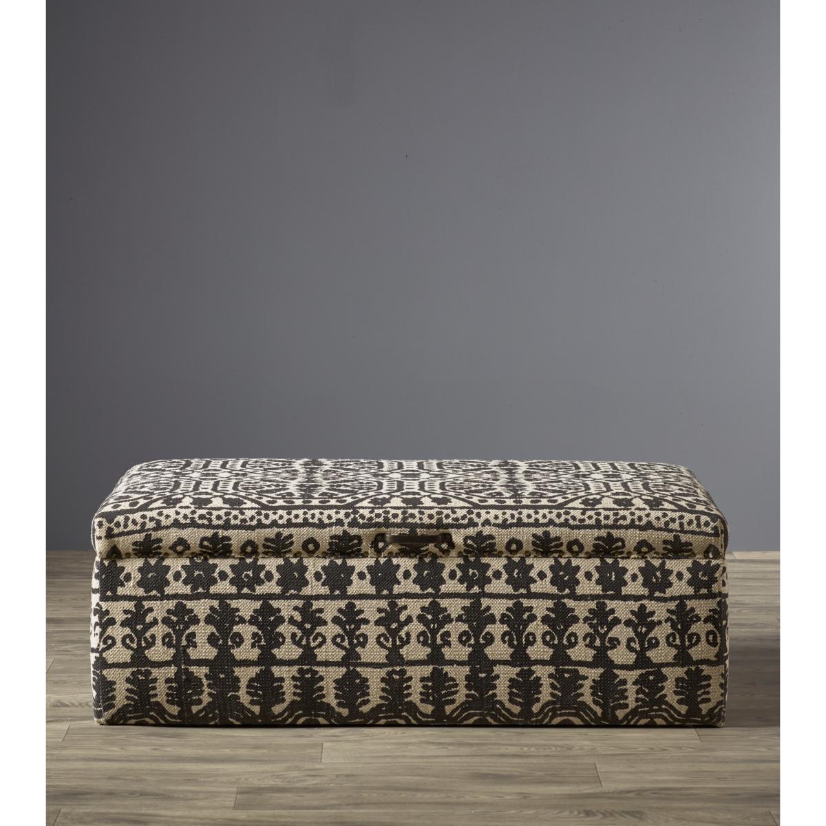 Cranesbill Upholstered Ottoman - Soft charcoal – image 11