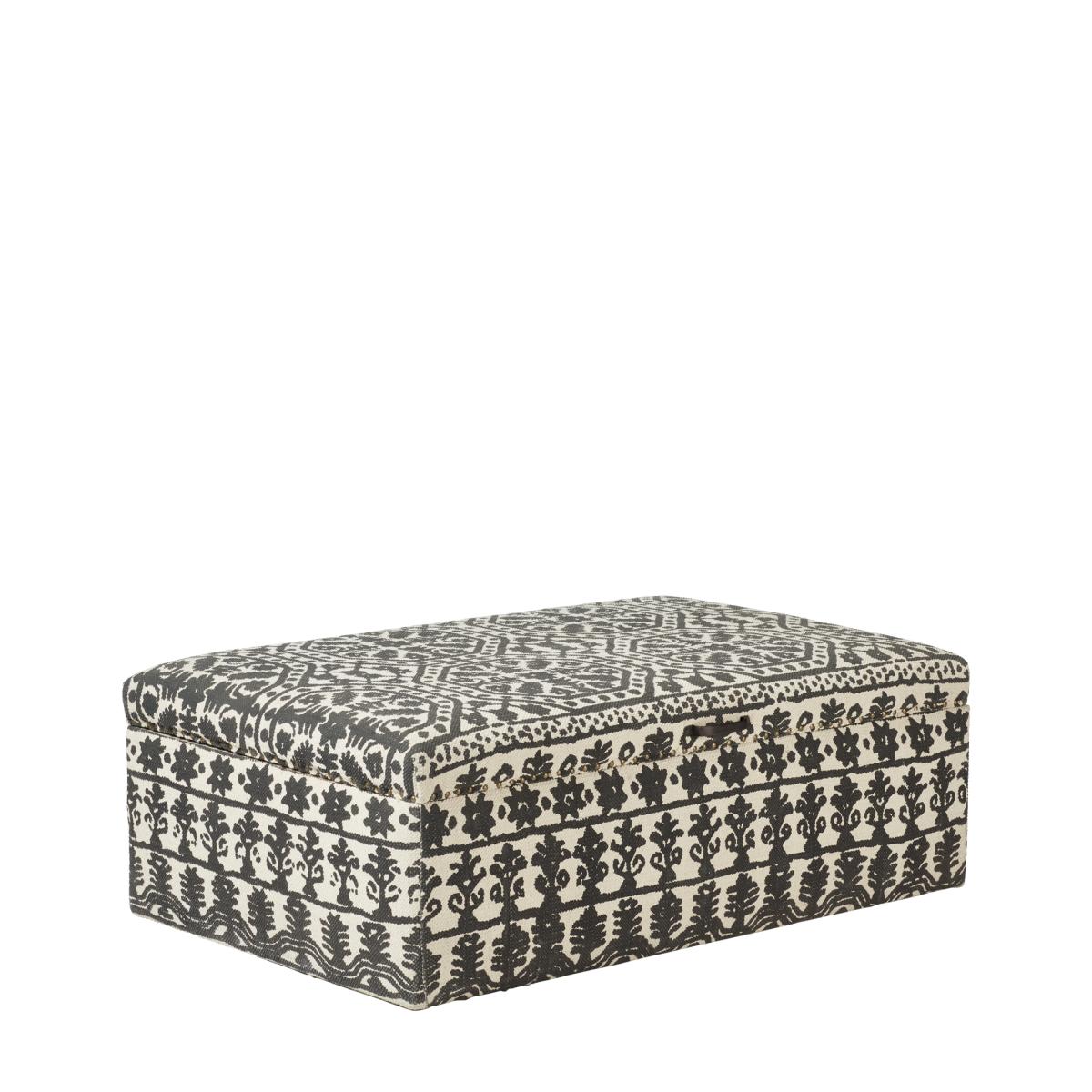 Cranesbill Upholstered Ottoman - Soft charcoal – image 4