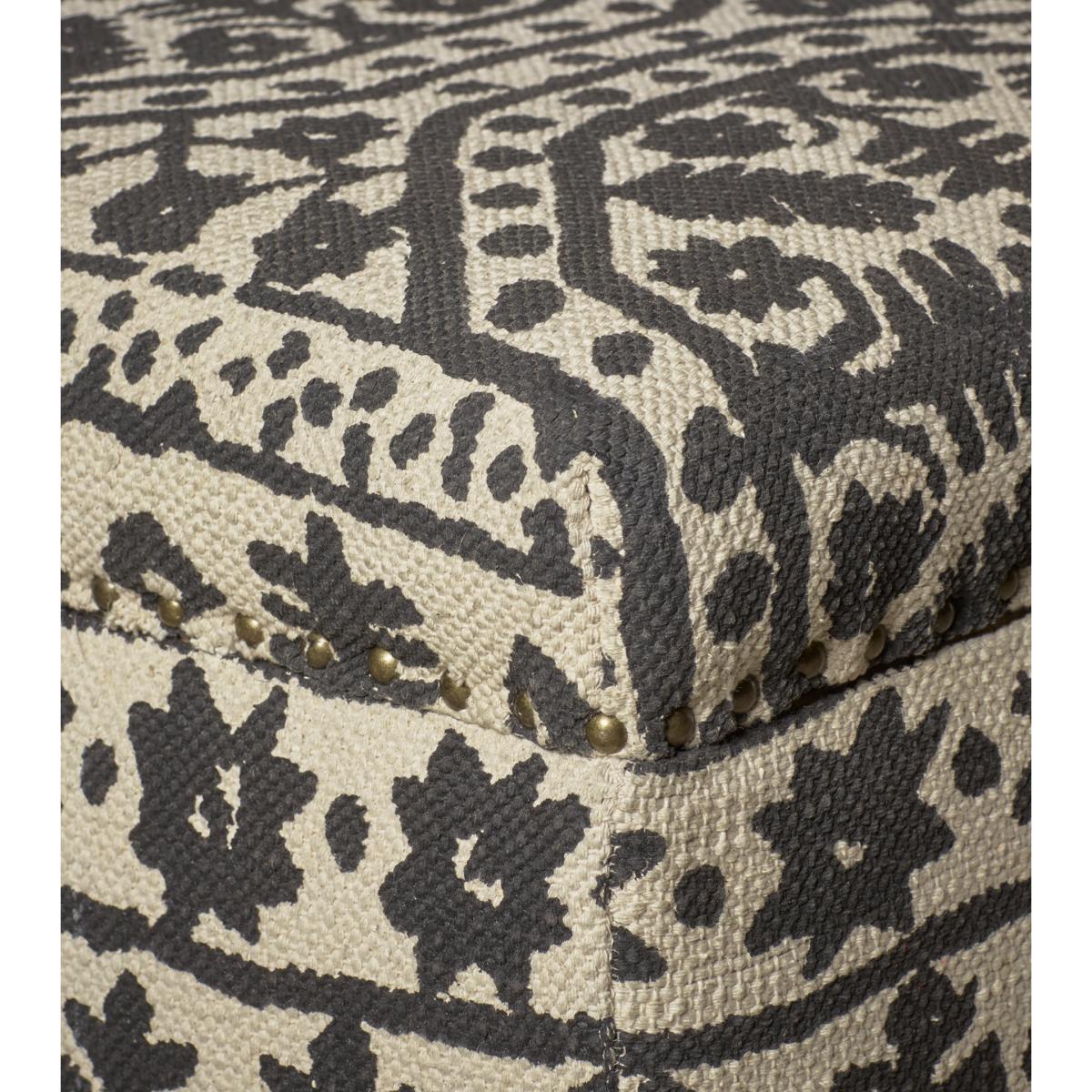 Cranesbill Upholstered Ottoman - Soft charcoal – image 9
