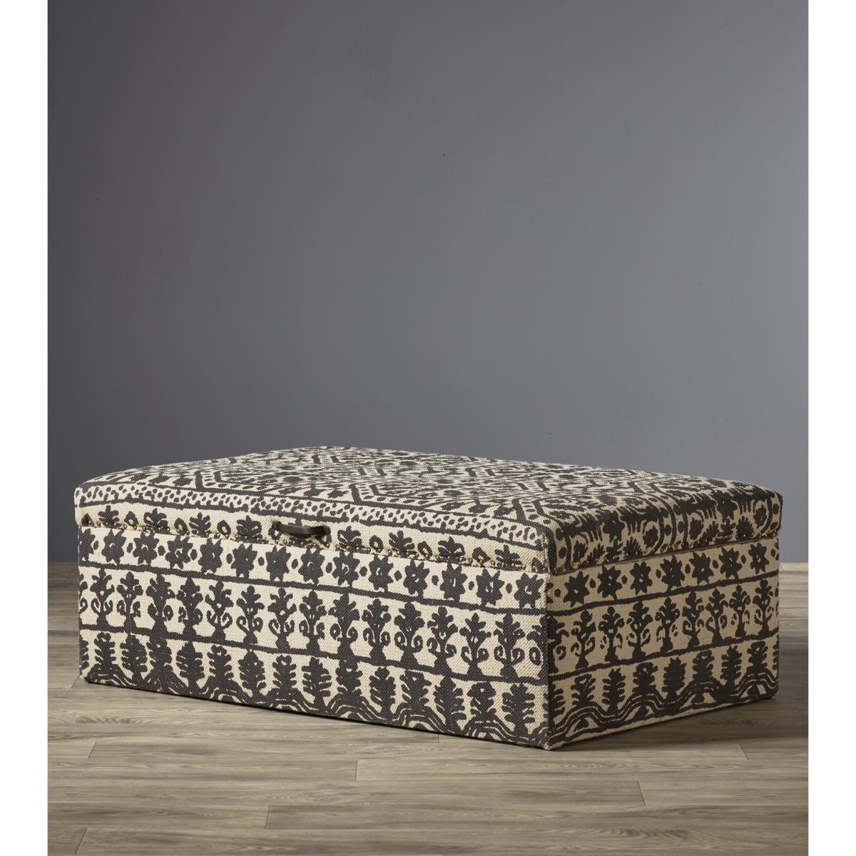 Cranesbill Upholstered Ottoman - Soft charcoal – image 10