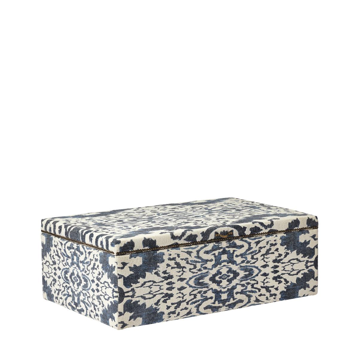 Nesbitt Upholstered Ottoman - Blue – image 4
