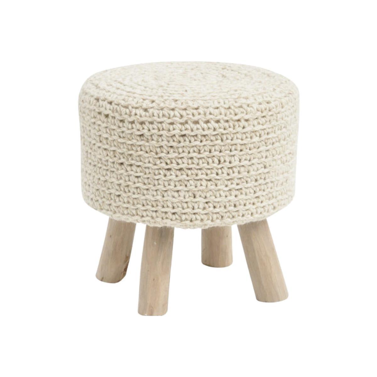 Libra Nomad Natural Knitted Stool