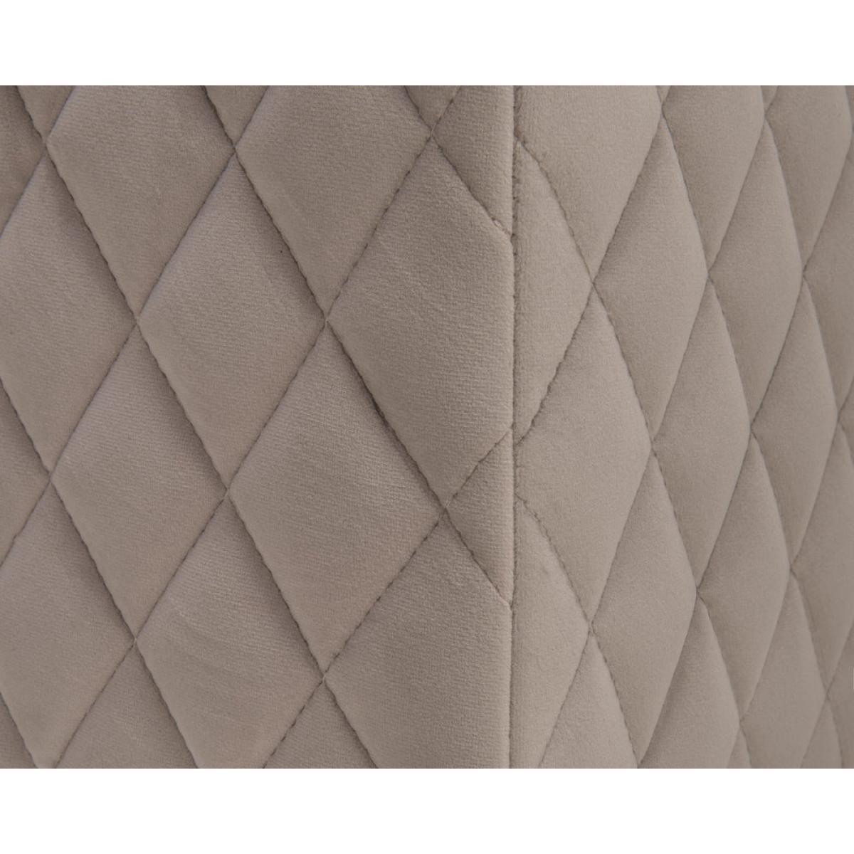 Liang & Eimil Giles Limestone Velvet Footstool – image 3
