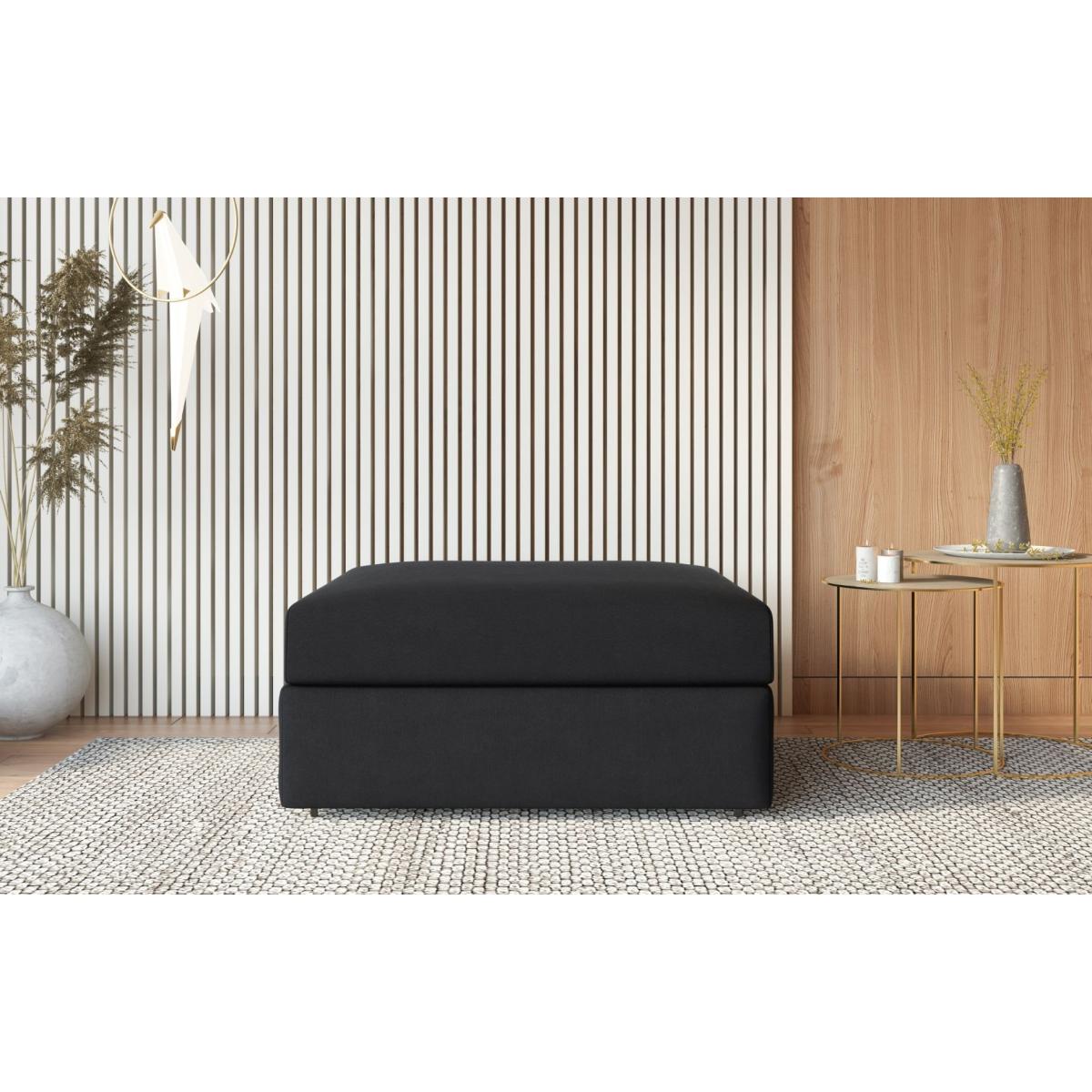 Cloud - Ottoman - Matte Black – image 1