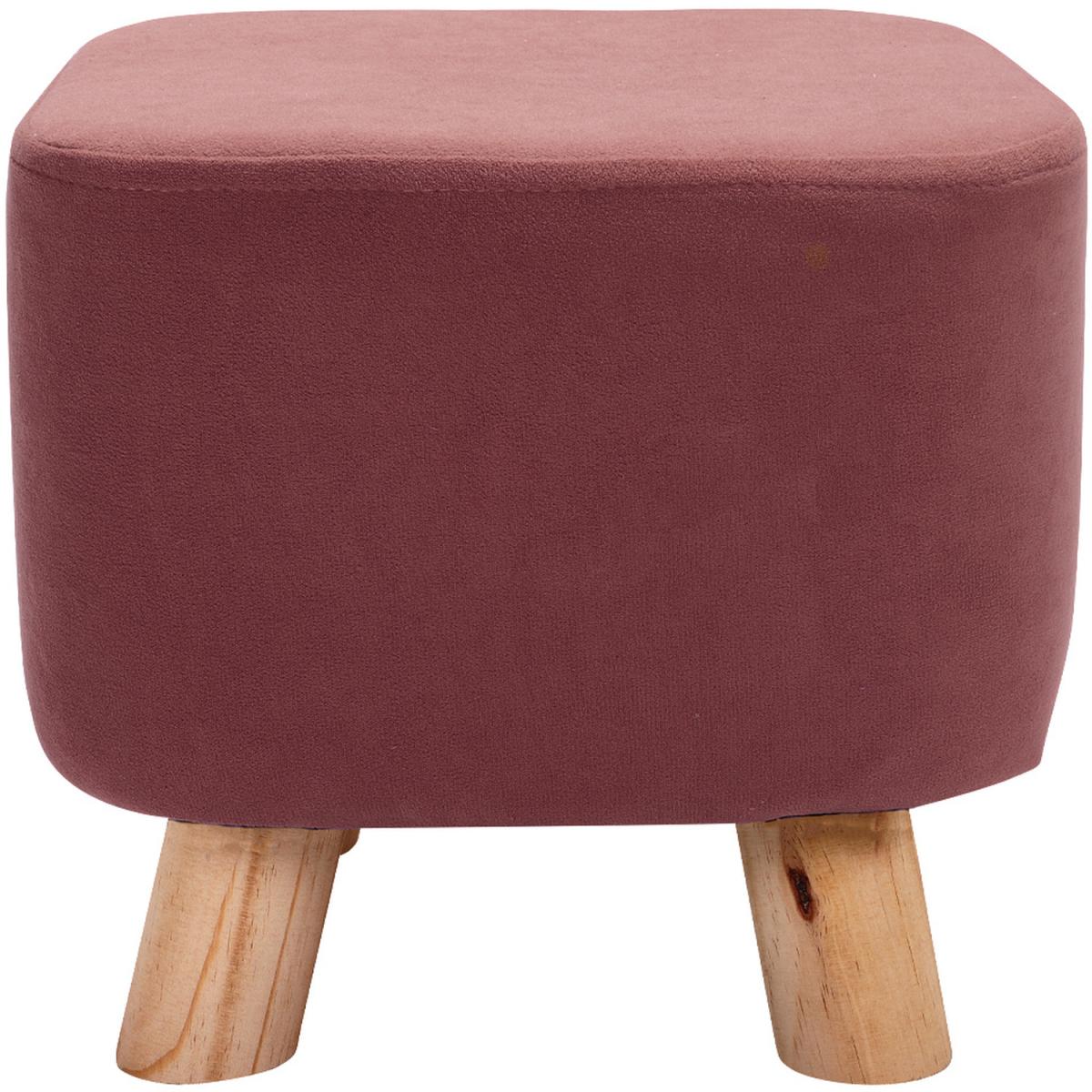 Velvet Footstools - Grey Pink – image 4
