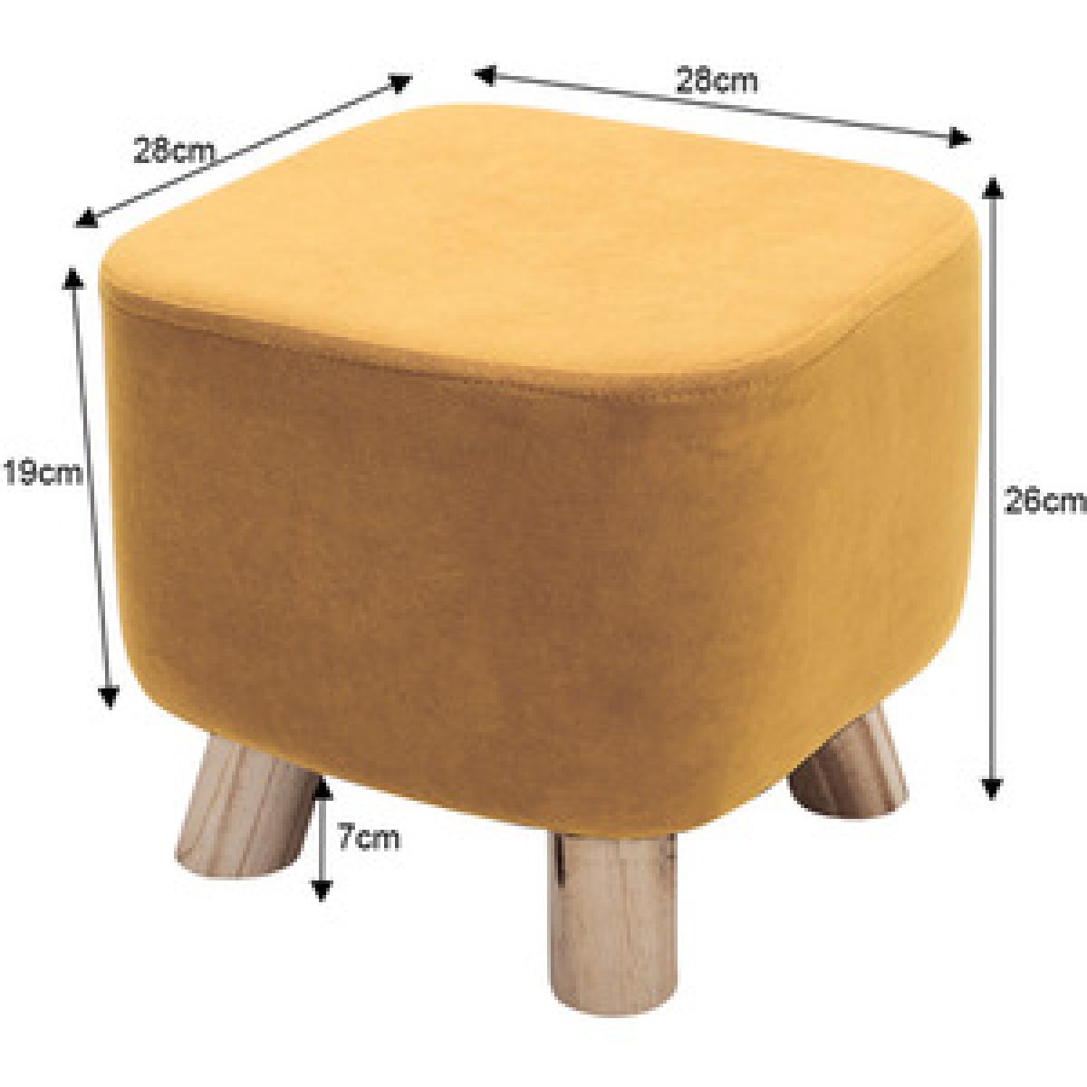 Velvet Footstools - Grey Pink – image 5