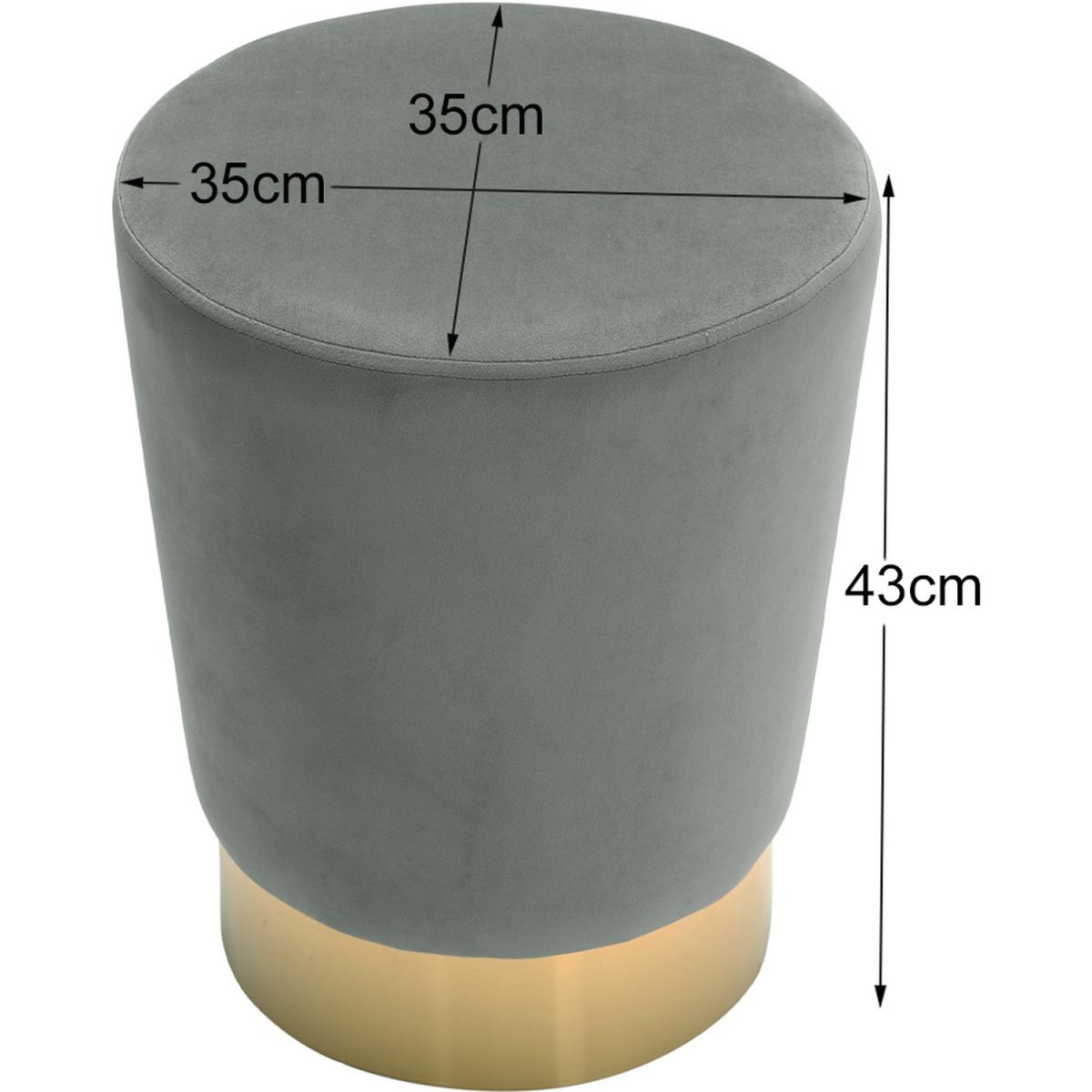 Elegant Footstool - Grey – image 4