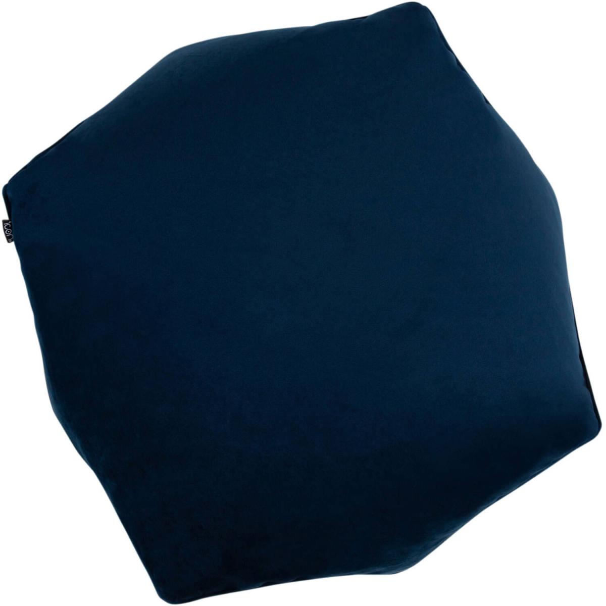 icon Baronette Velvet Pouffe - Navy – image 2