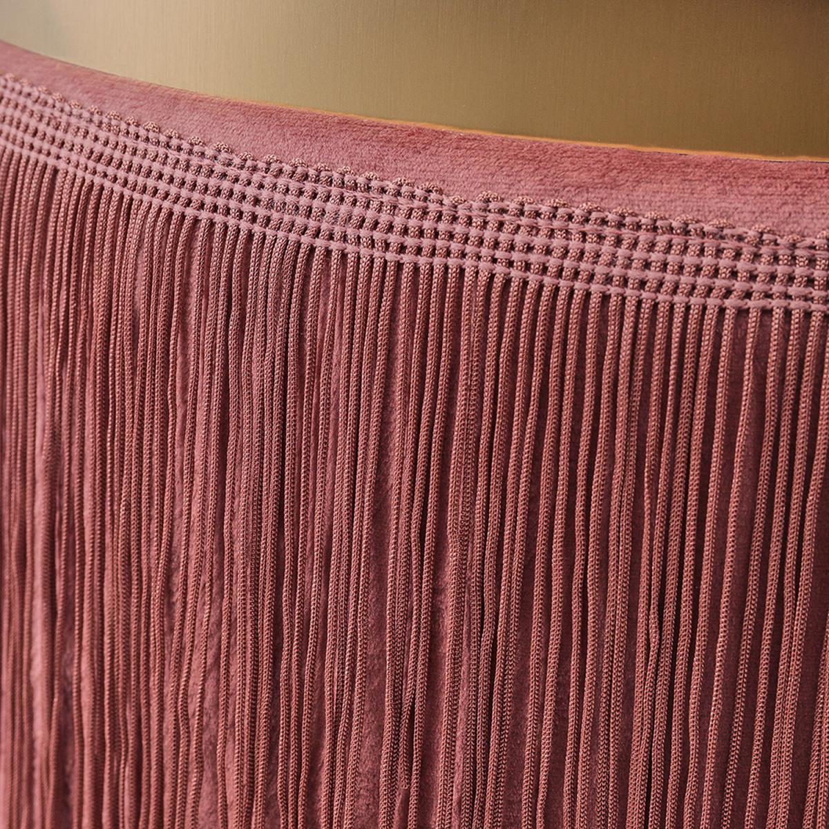 Tassel Storage Ottoman - Pink – image 2
