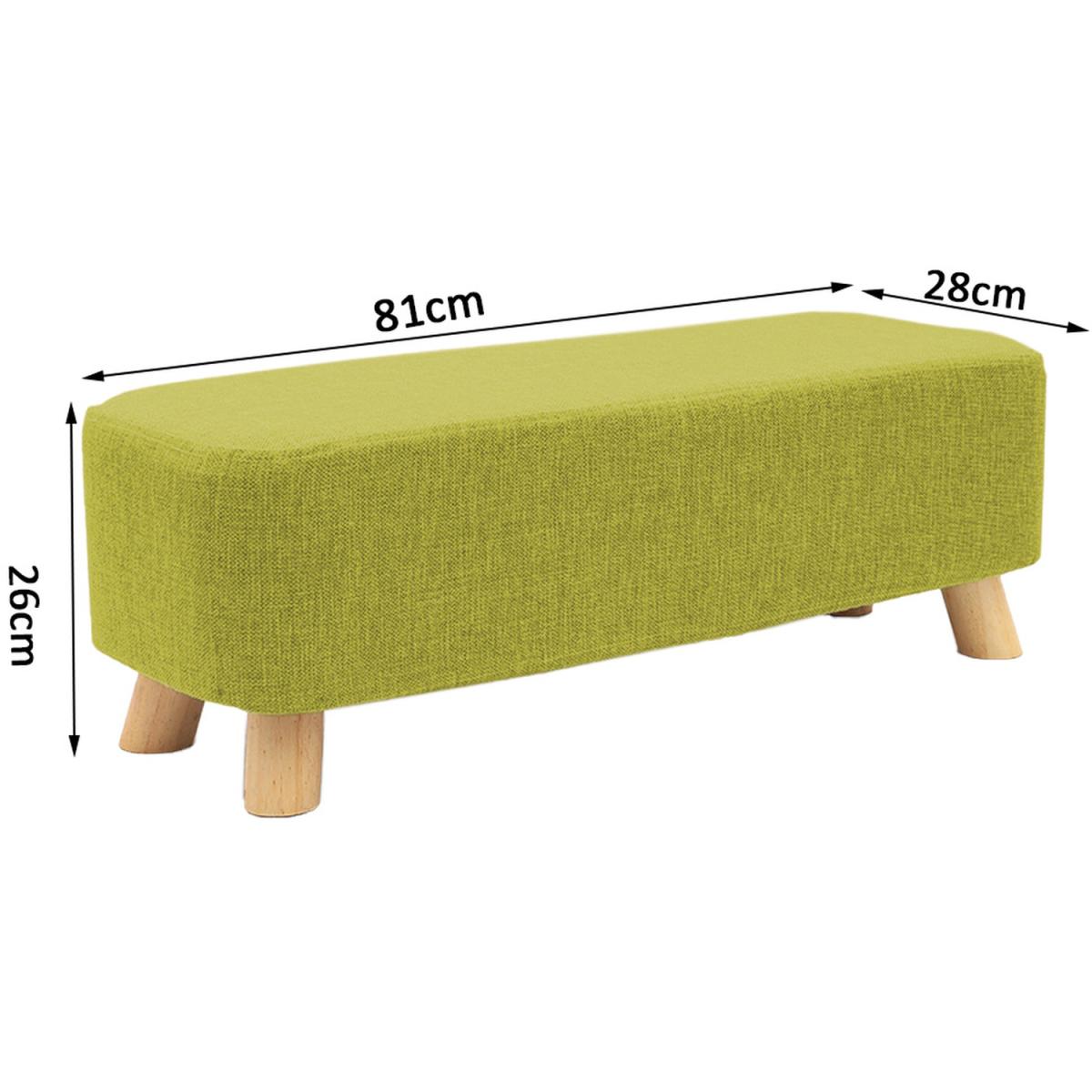 Rectangle Accent Footstool - Yellow / 81cm – image 11
