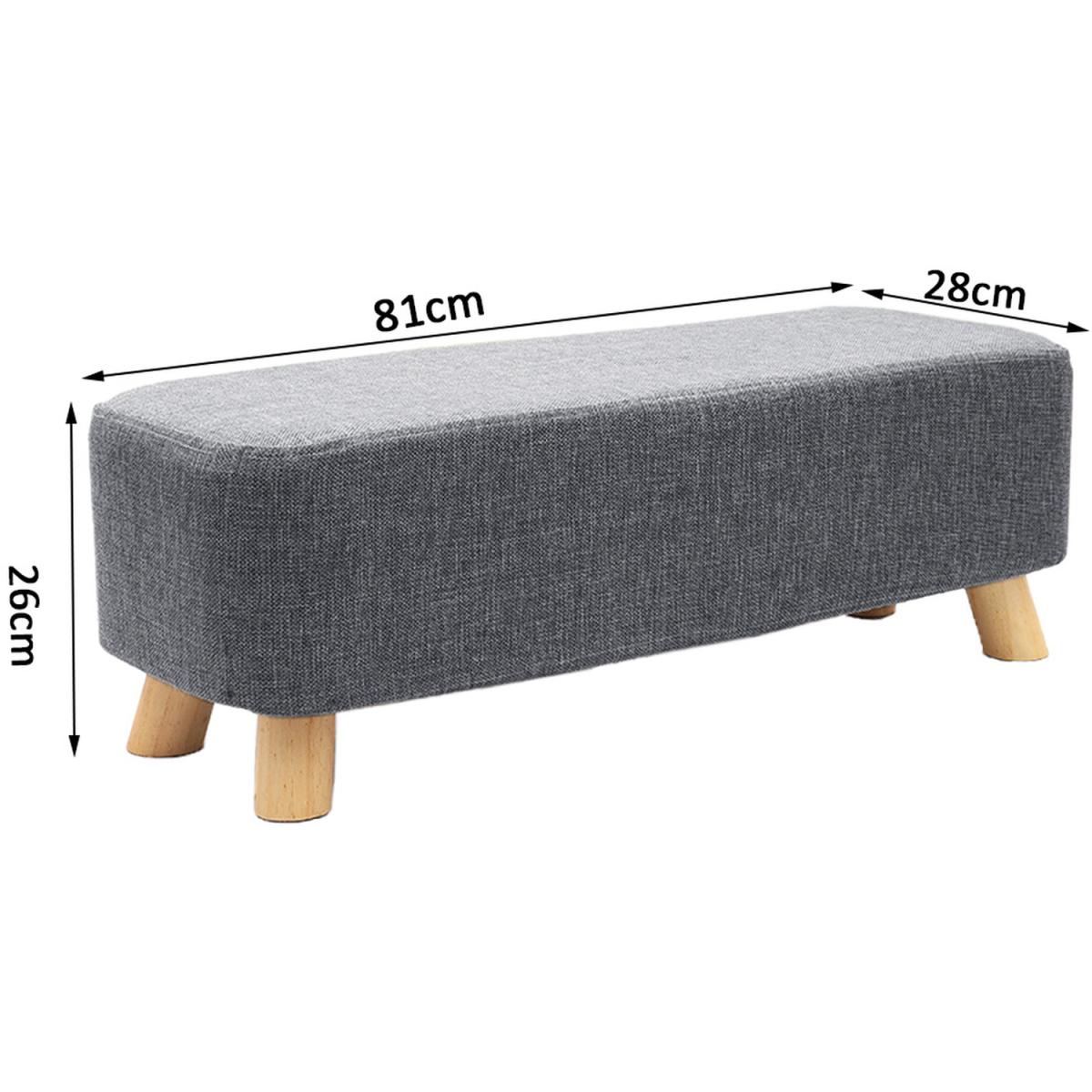 Rectangle Accent Footstool - Yellow / 81cm – image 15